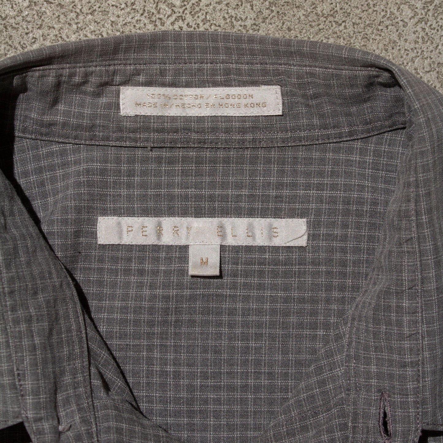 S/S Cotton Check Shirt【M】