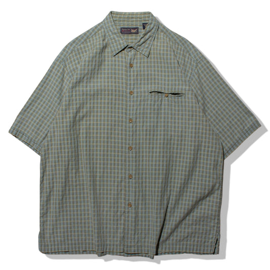S/S Cotton Check Shirt【XL】