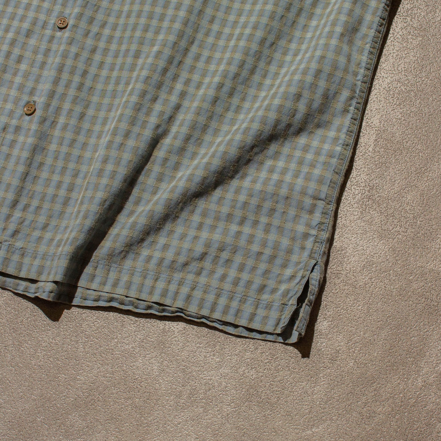 S/S Cotton Check Shirt【XL】