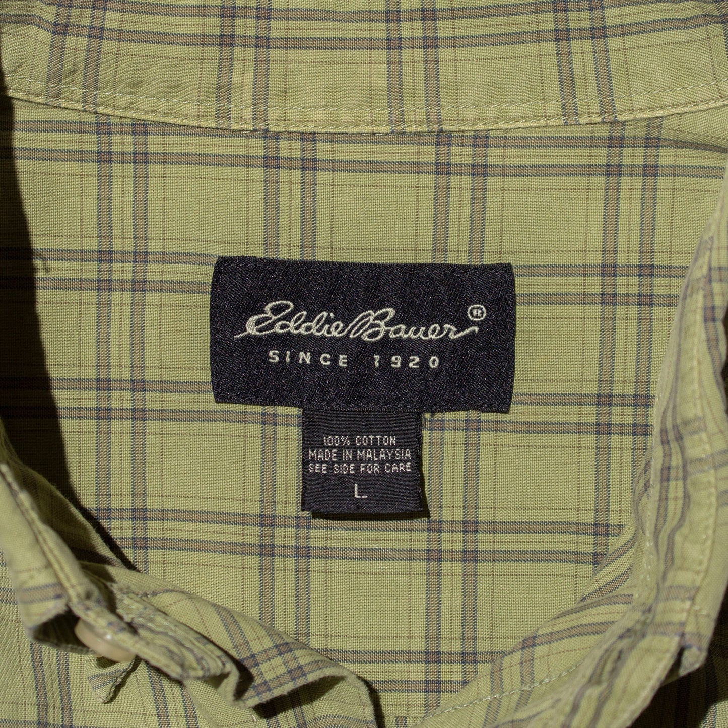 Cotton Check Shirt 【L】