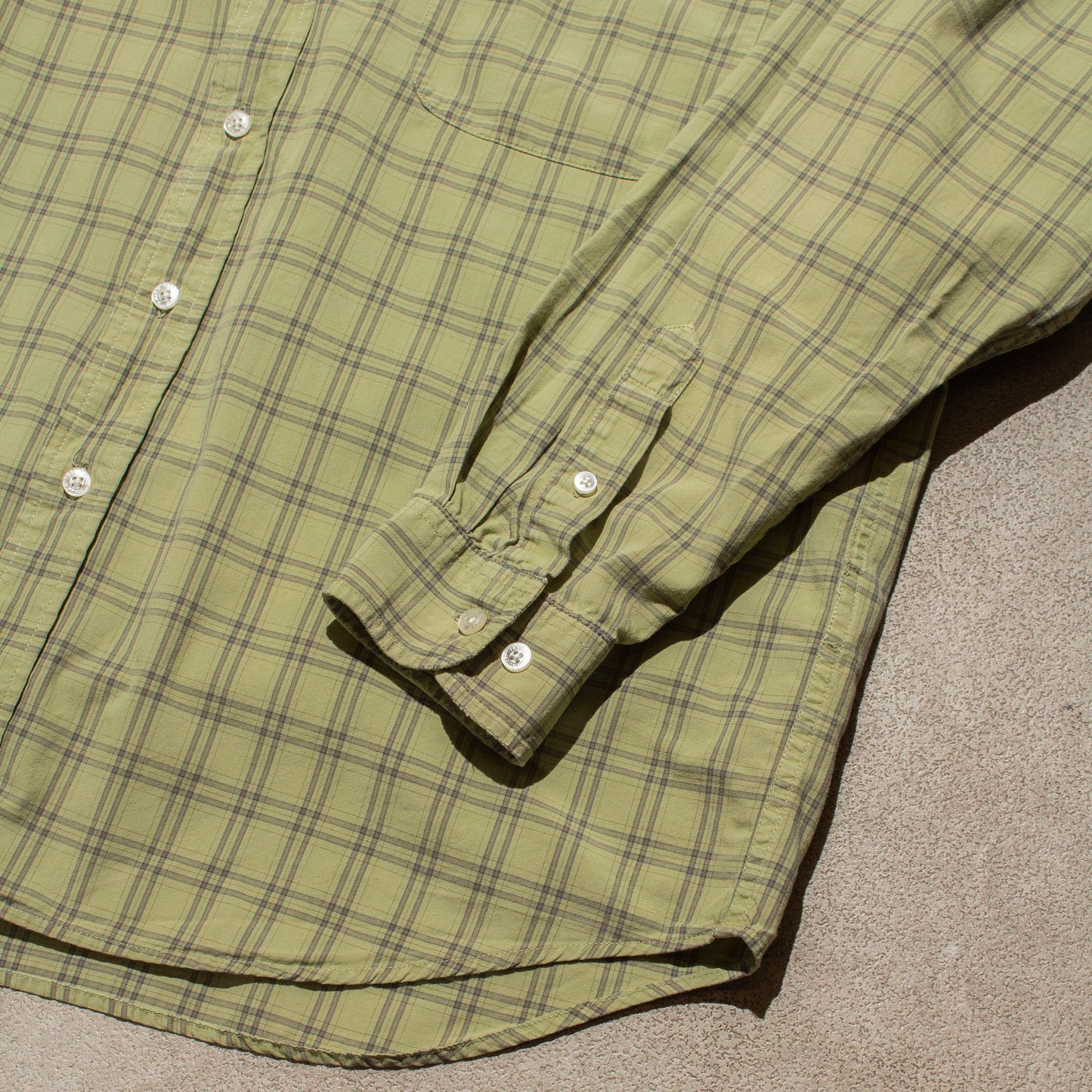 Cotton Check Shirt 【L】