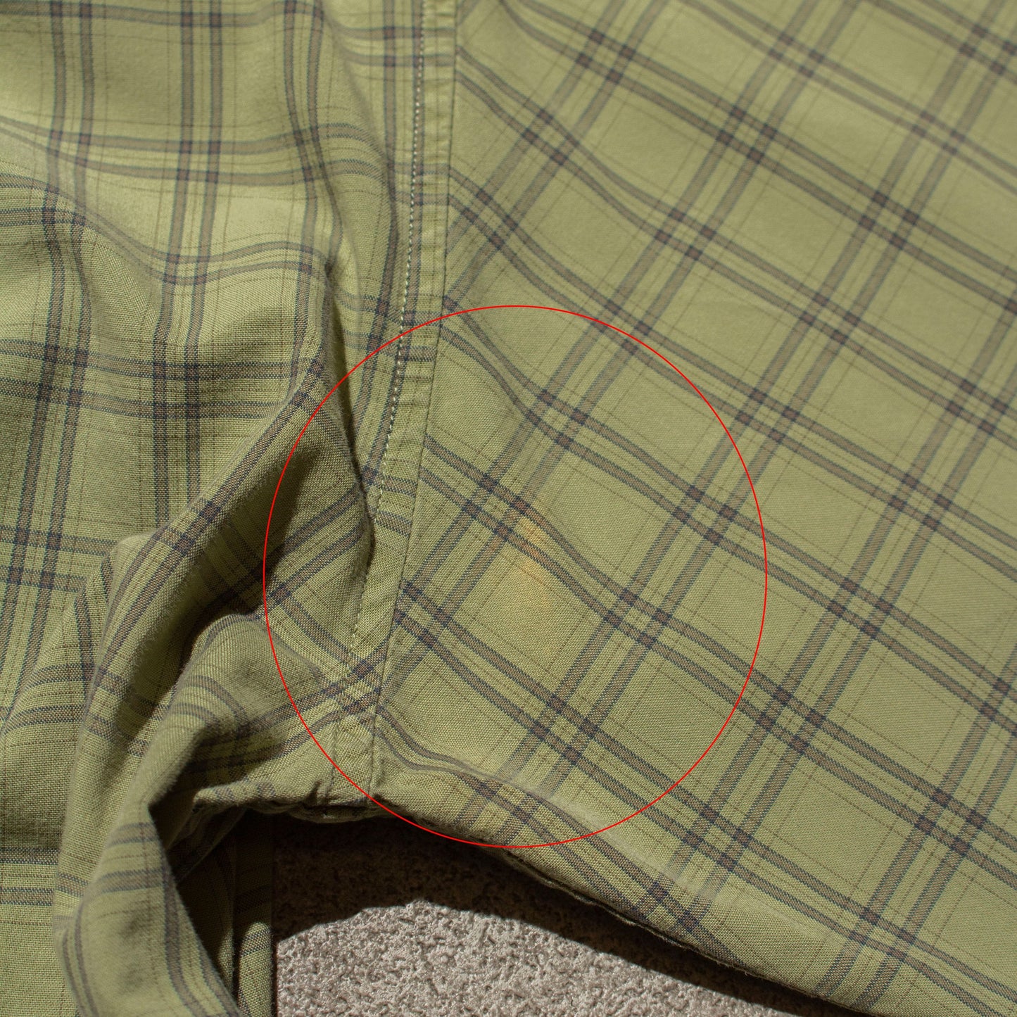Cotton Check Shirt 【L】