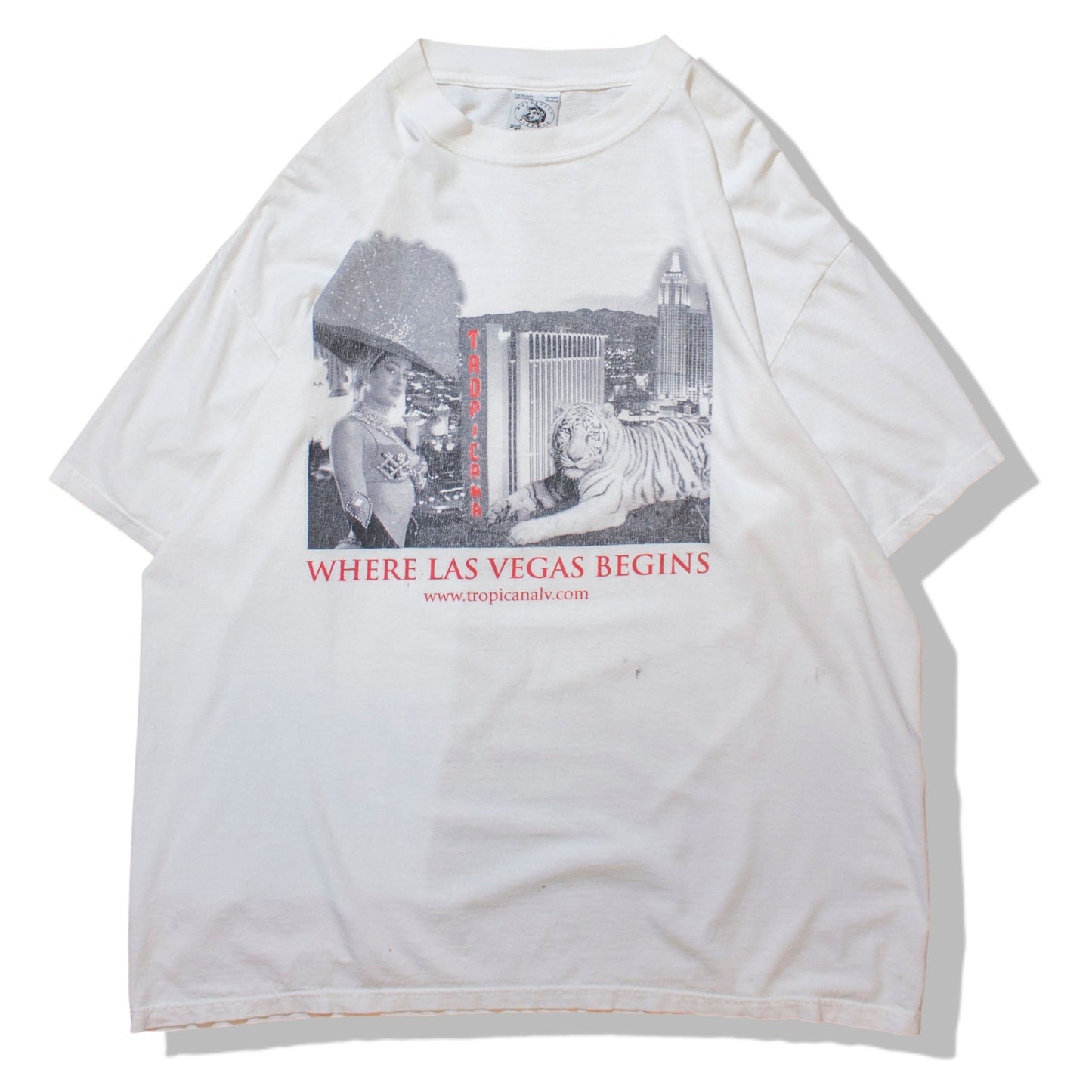 TROPICANA LAS VEGAS T-shirt Made in U.S.A.【XL】