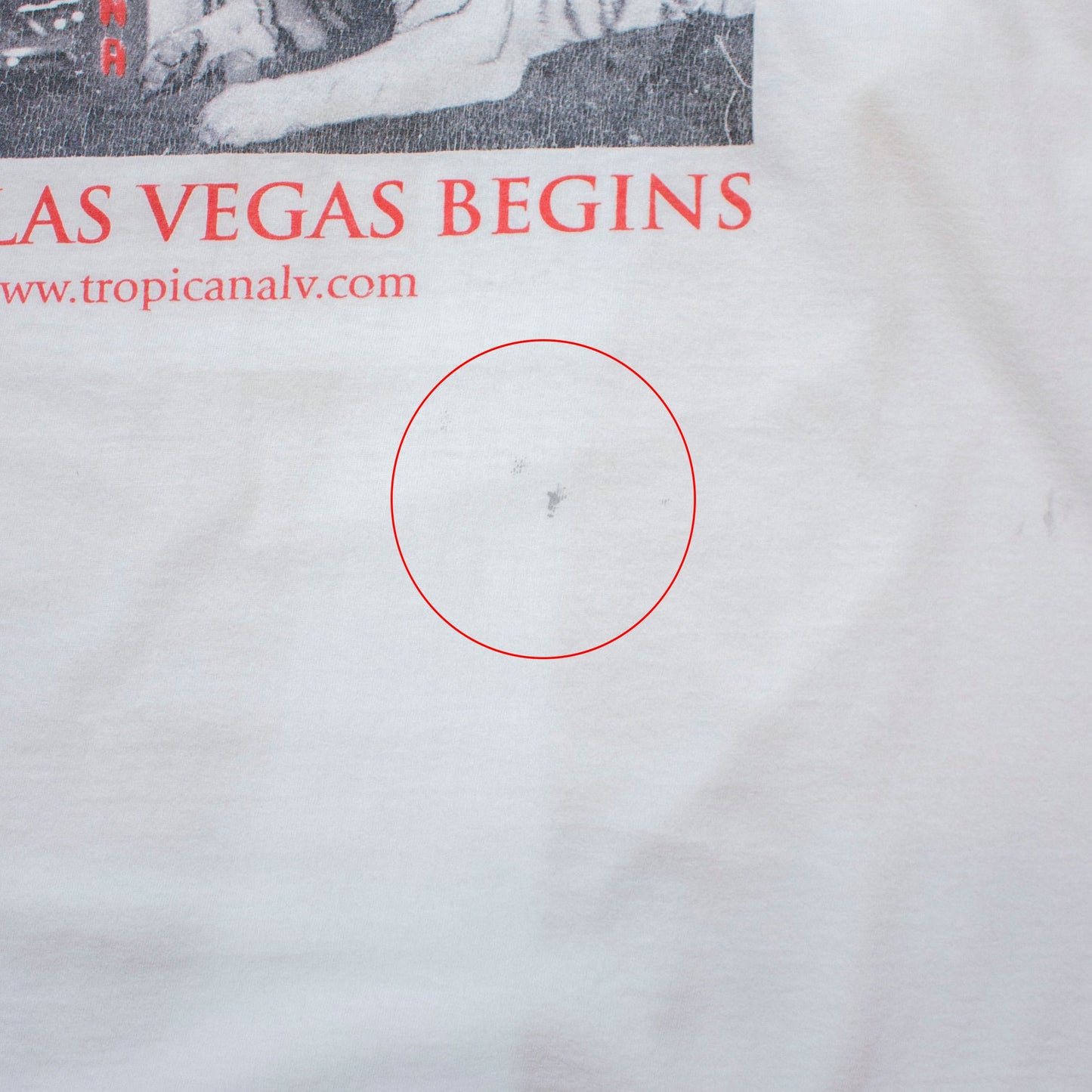 TROPICANA LAS VEGAS T-shirt Made in U.S.A.【XL】