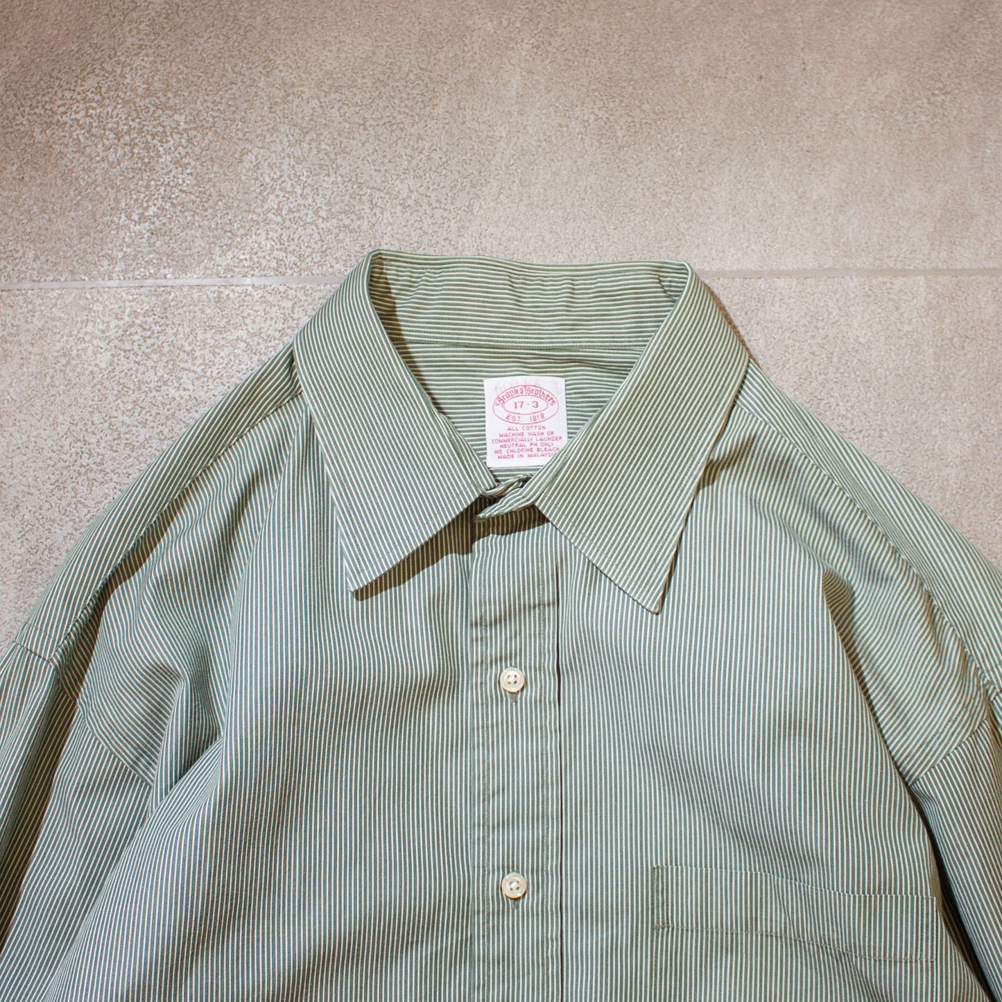 Brooks Brothers 90's Stripe Shirt Green (oshimi612様 専用)