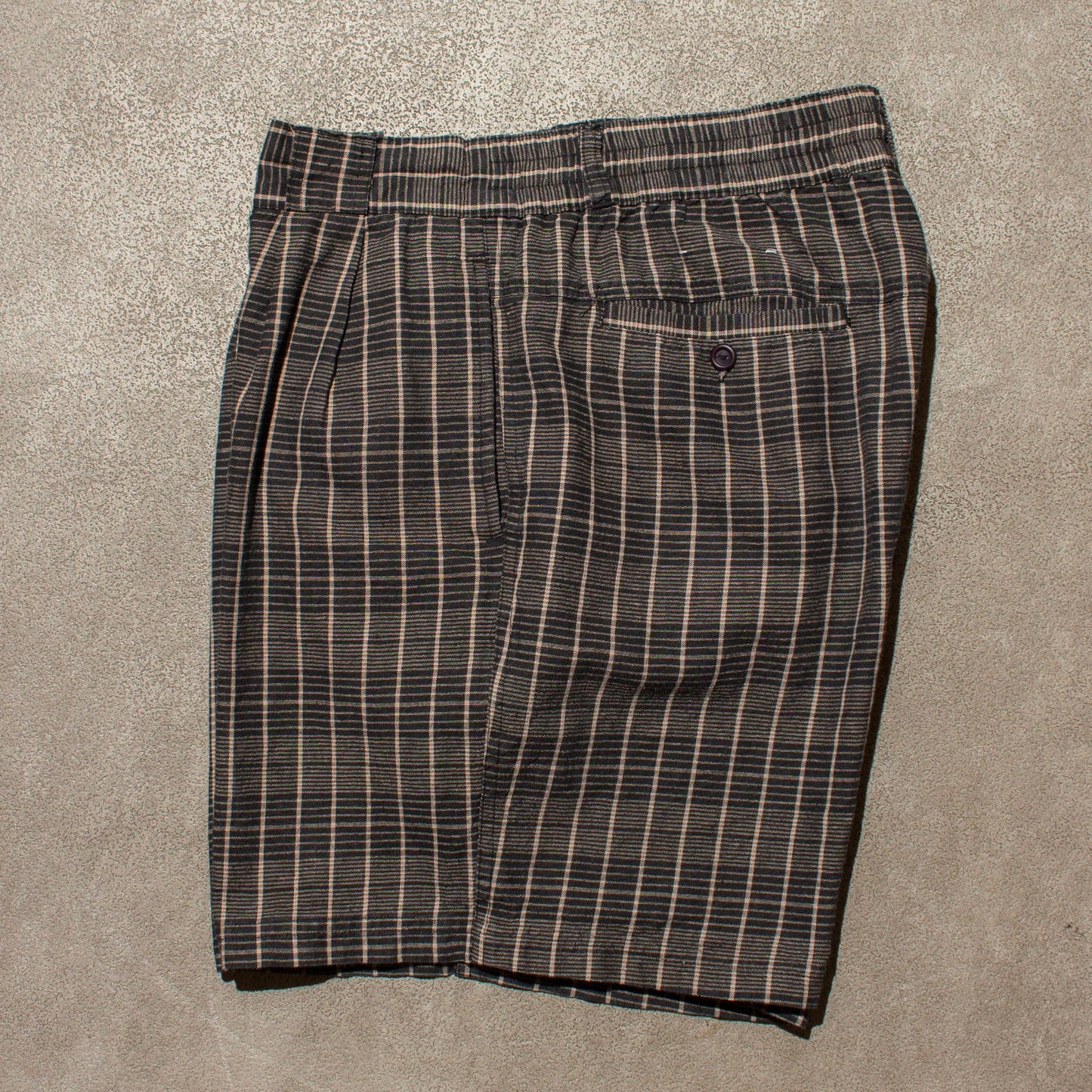 Cotton Check Shorts【36】