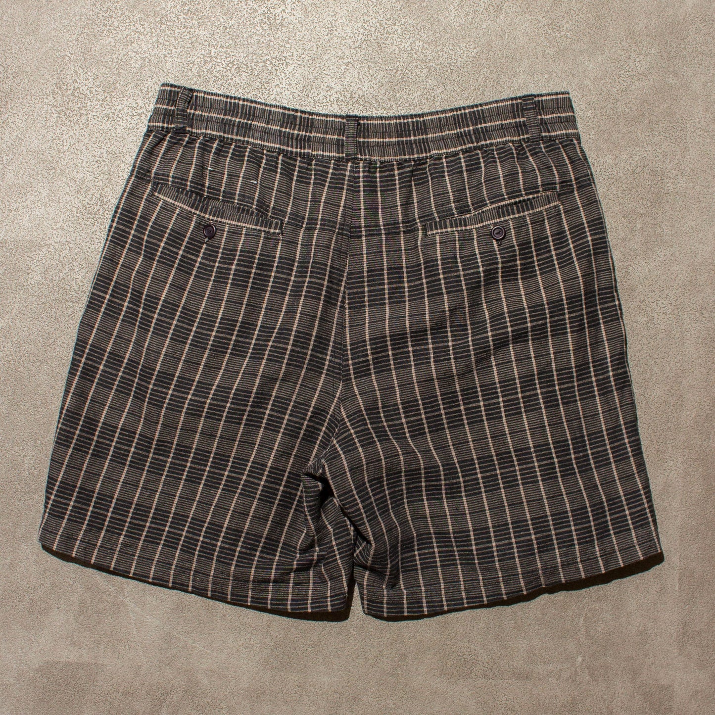 Cotton Check Shorts【36】