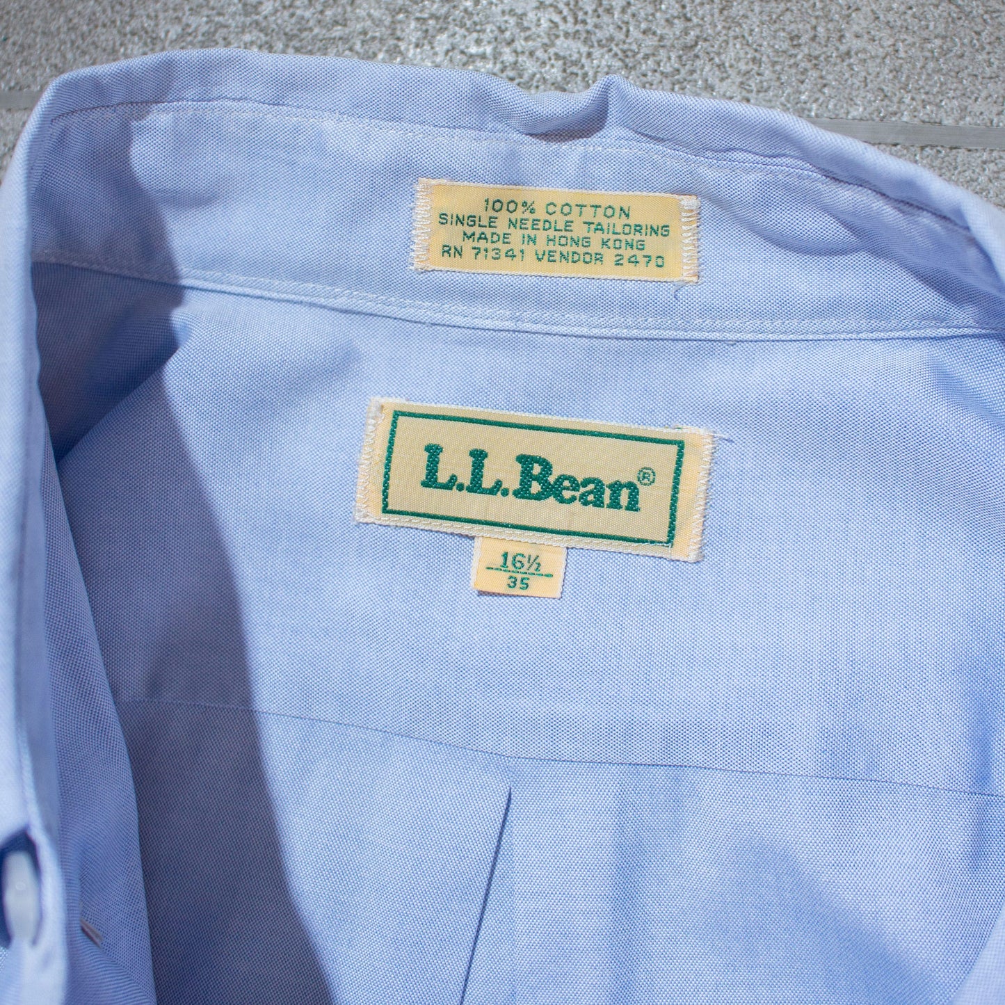 Pinpoint Oxford Cotton Shirt【About L】