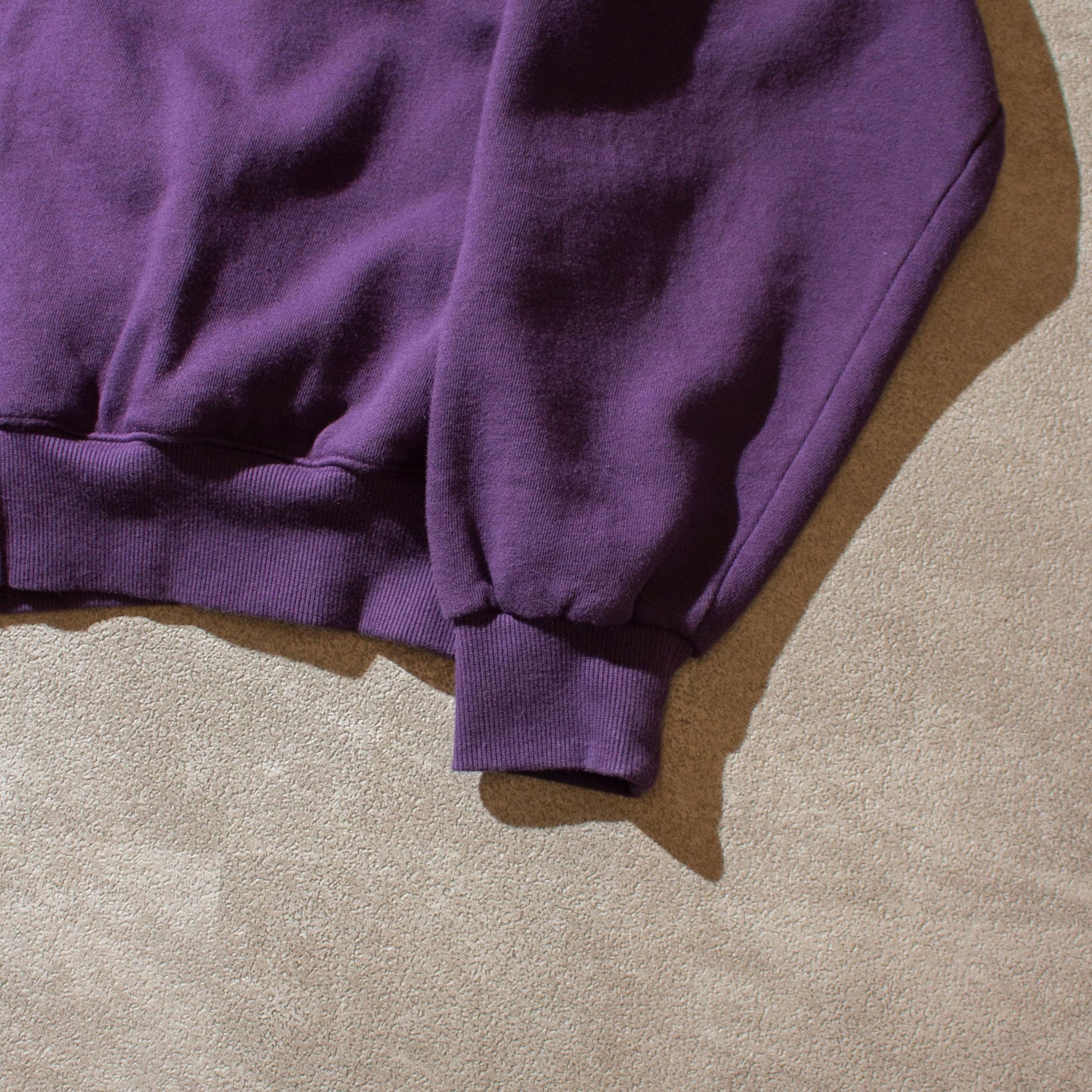 Sweat Snap Cardigan / Purple