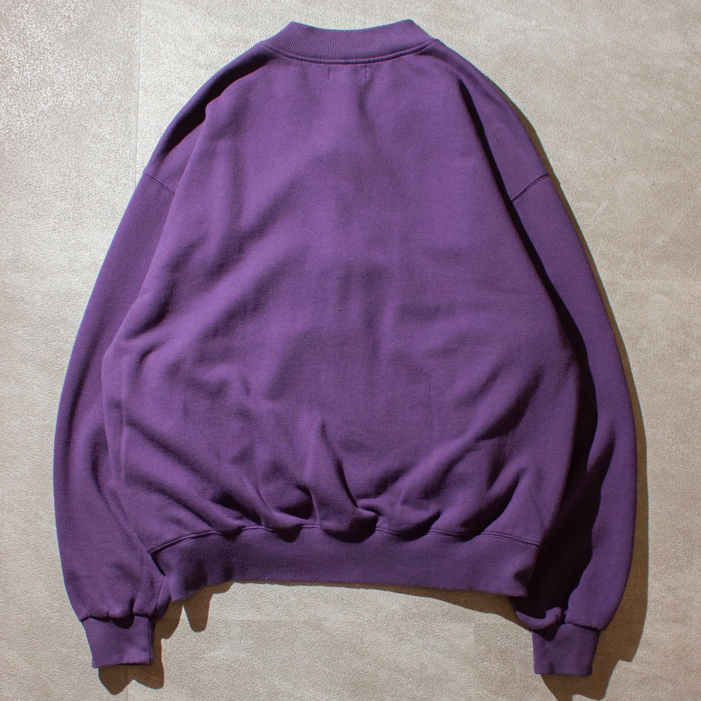 Sweat Snap Cardigan / Purple