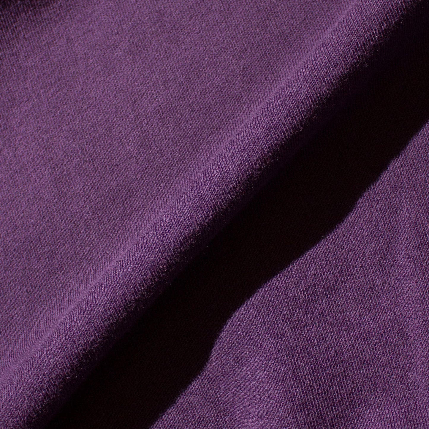 Sweat Snap Cardigan / Purple