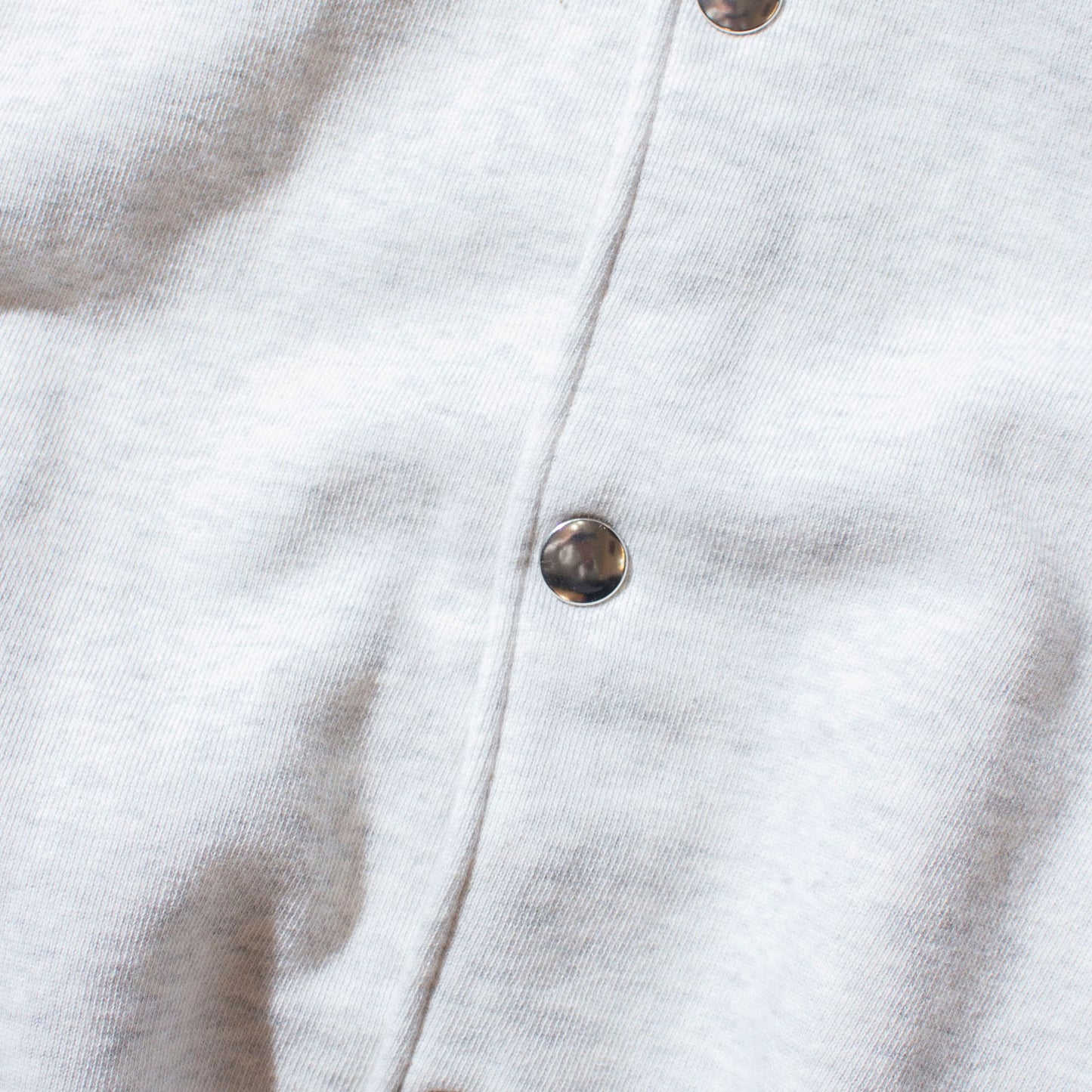 Sweat Snap Cardigan / Ash Gray