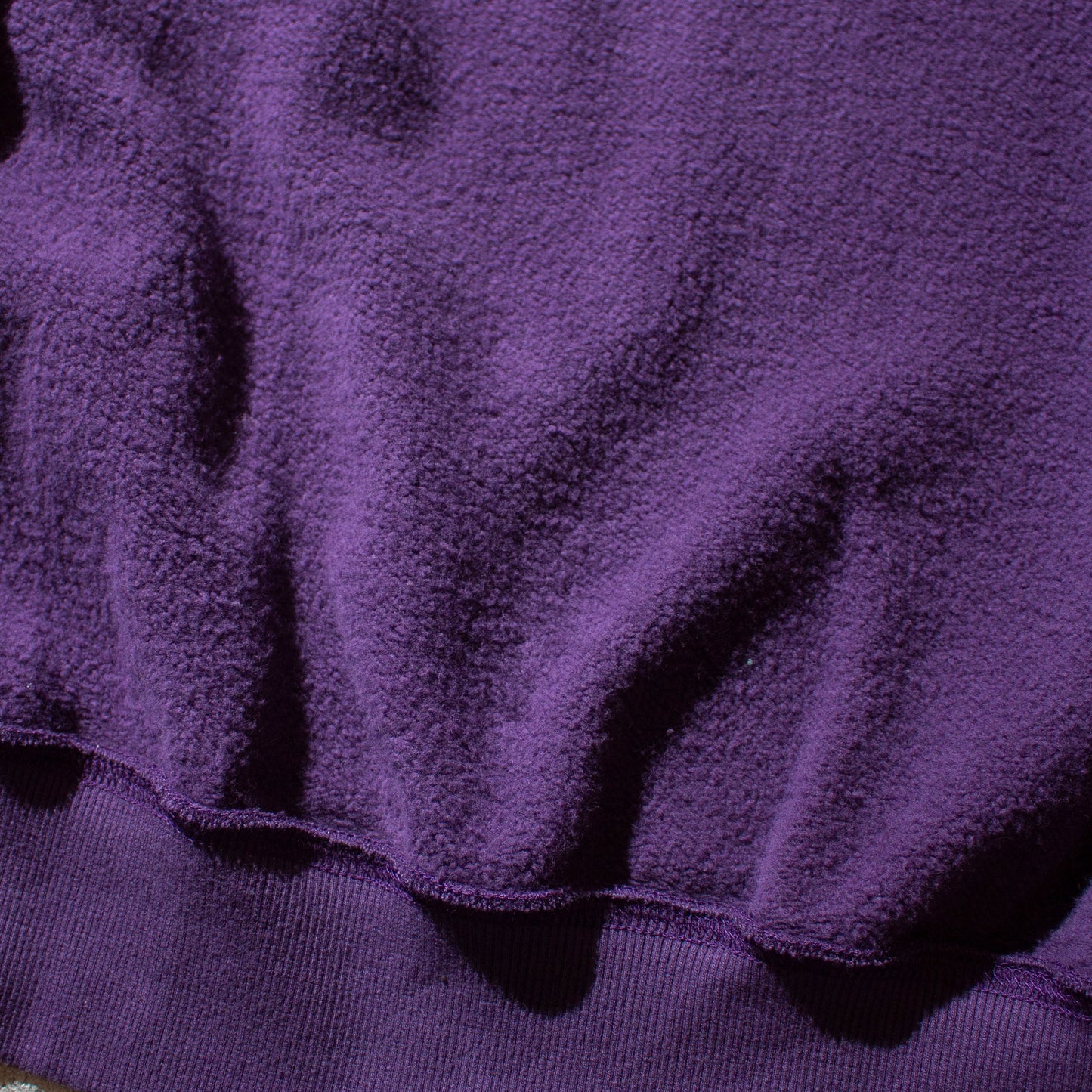 Sweat Snap Cardigan / Purple