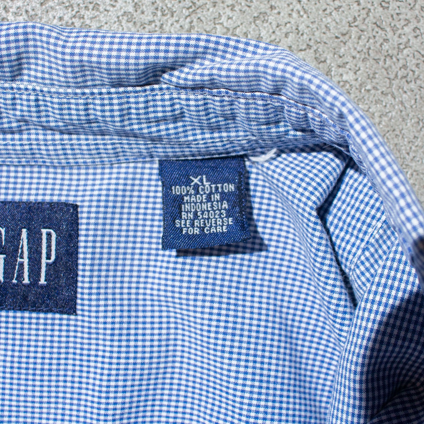 Gingham Check Shirt【XL】