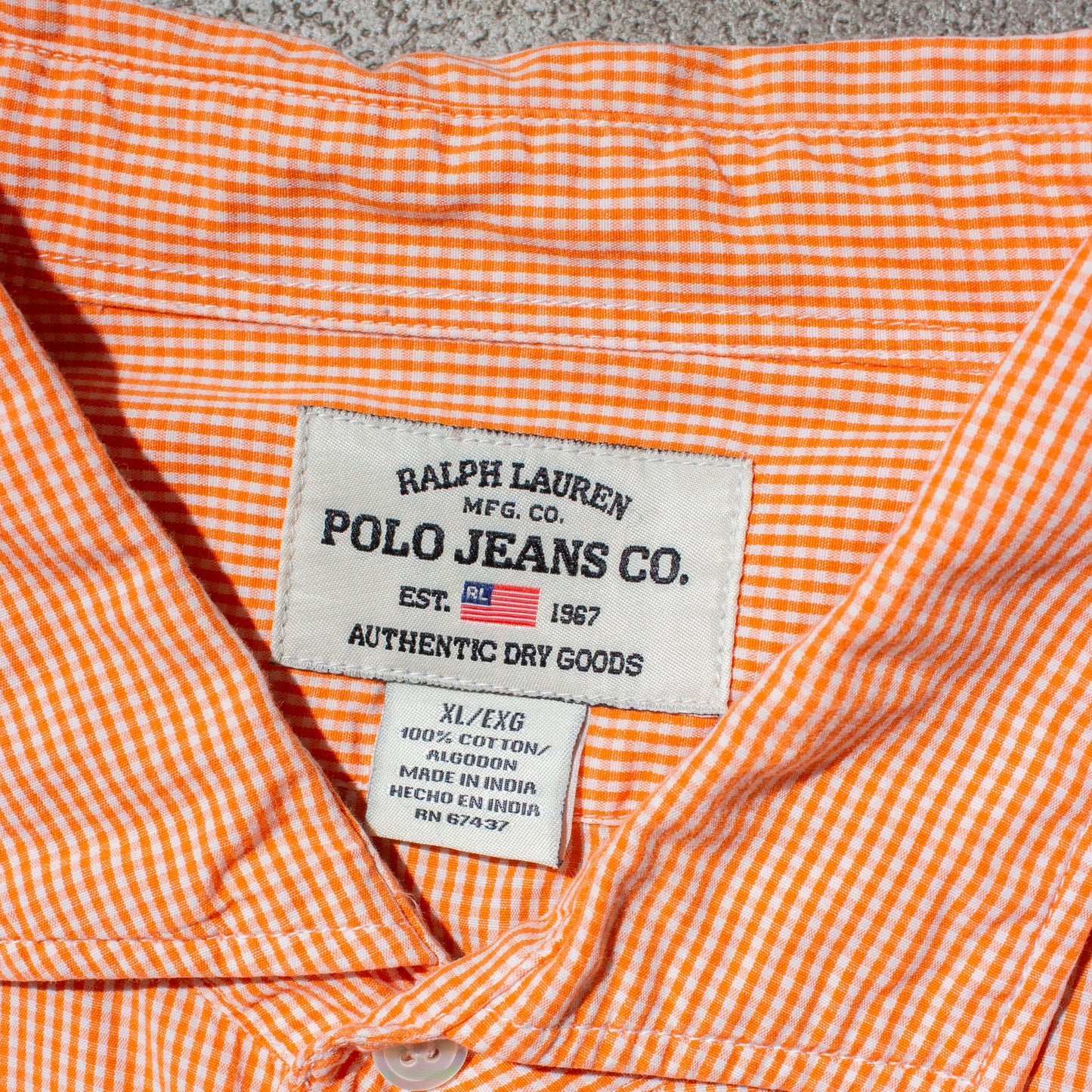 Good Gingham Check Shirt【XL】