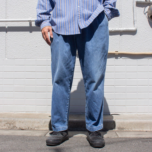 2tuck Denim Slacks【38×28】