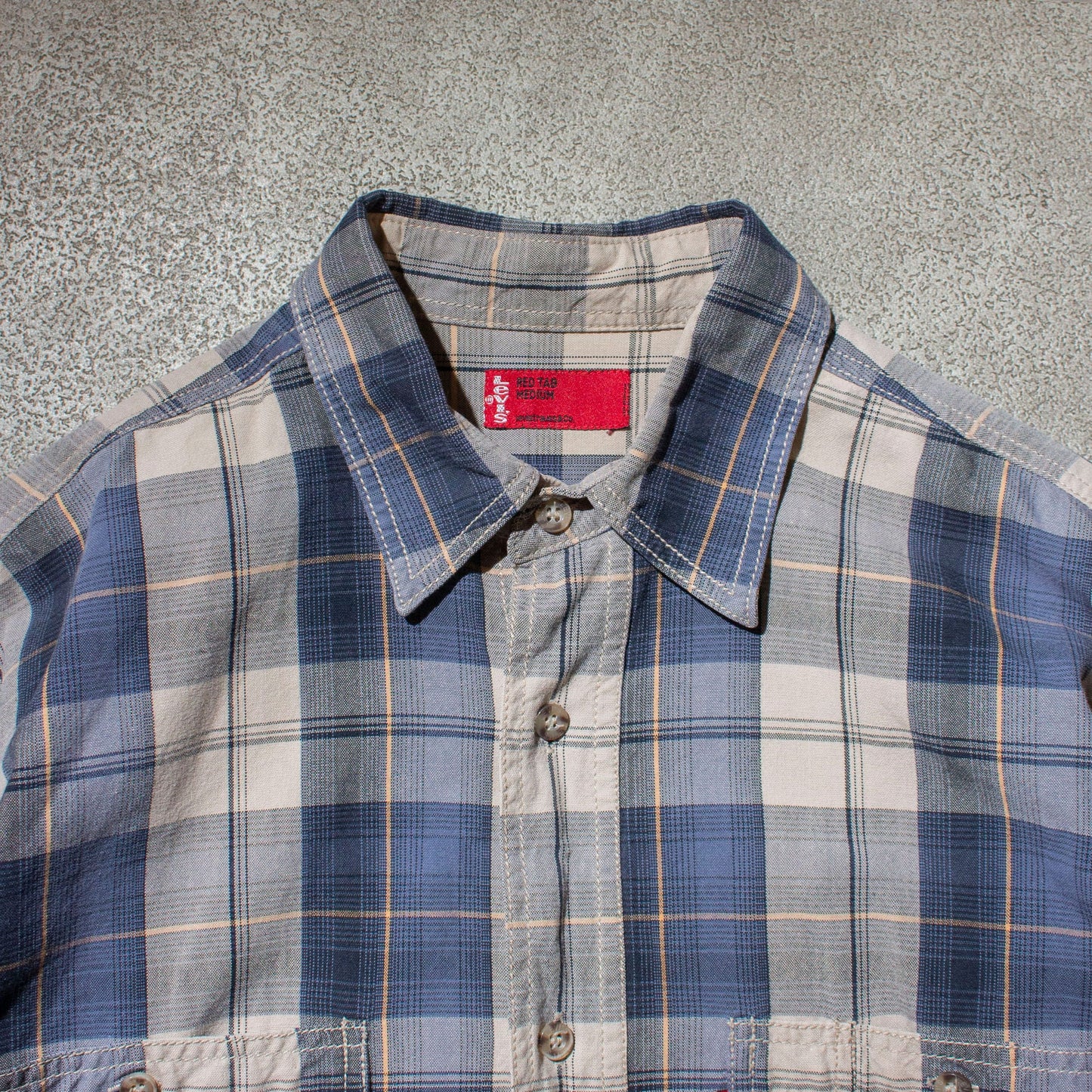 RED TAB S/S Check Shirt【M】