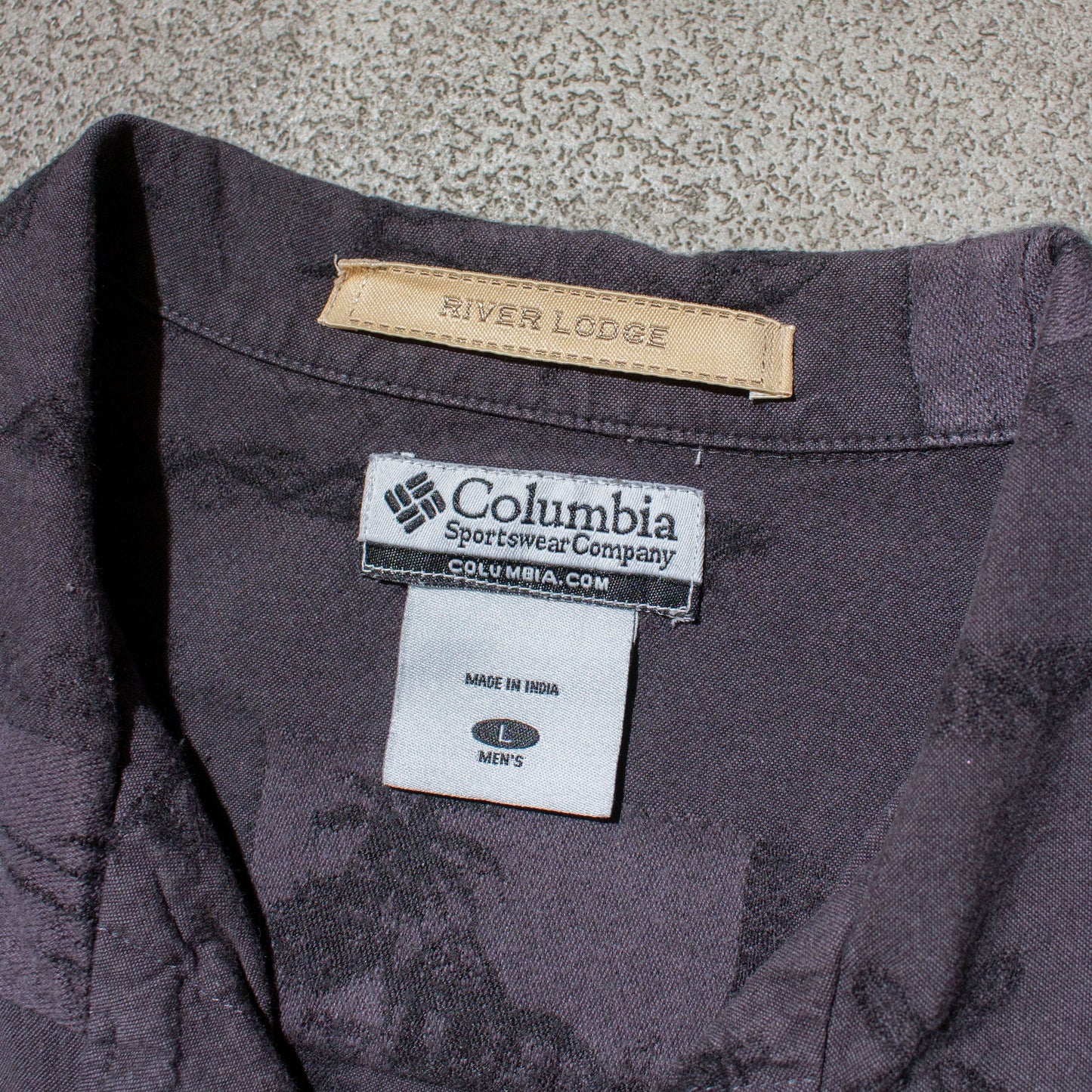 S/S Fish Open Collar Shirt【L】