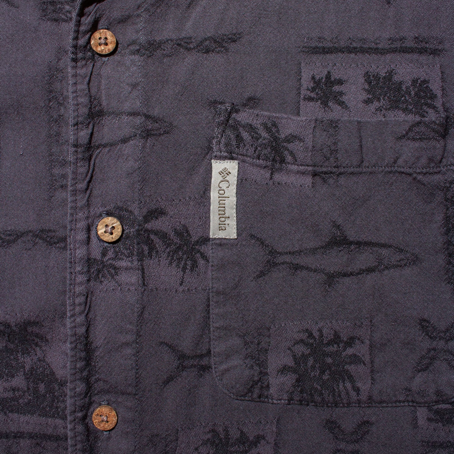 S/S Fish Open Collar Shirt【L】
