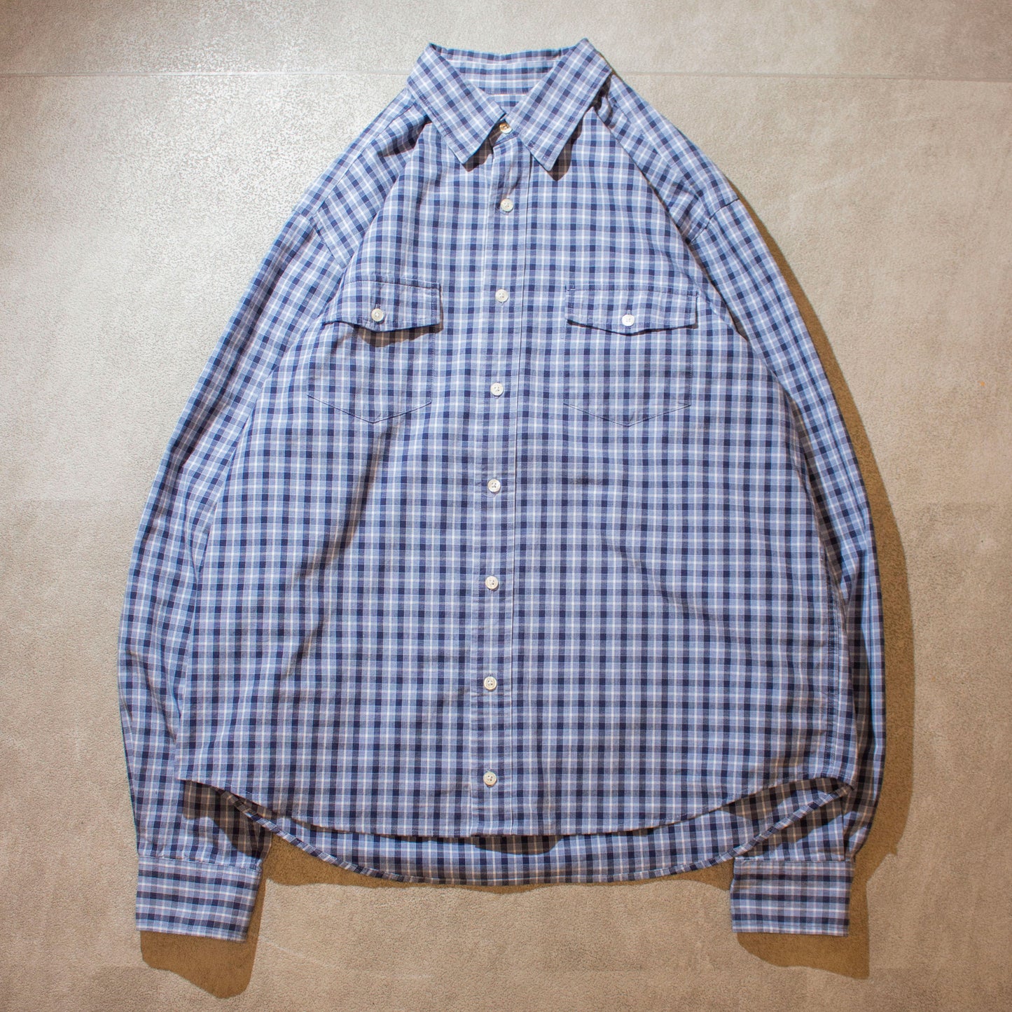 Eddie Bauer 00's Regular Collar Check Shirt (Sawatani Takumi様 専用)