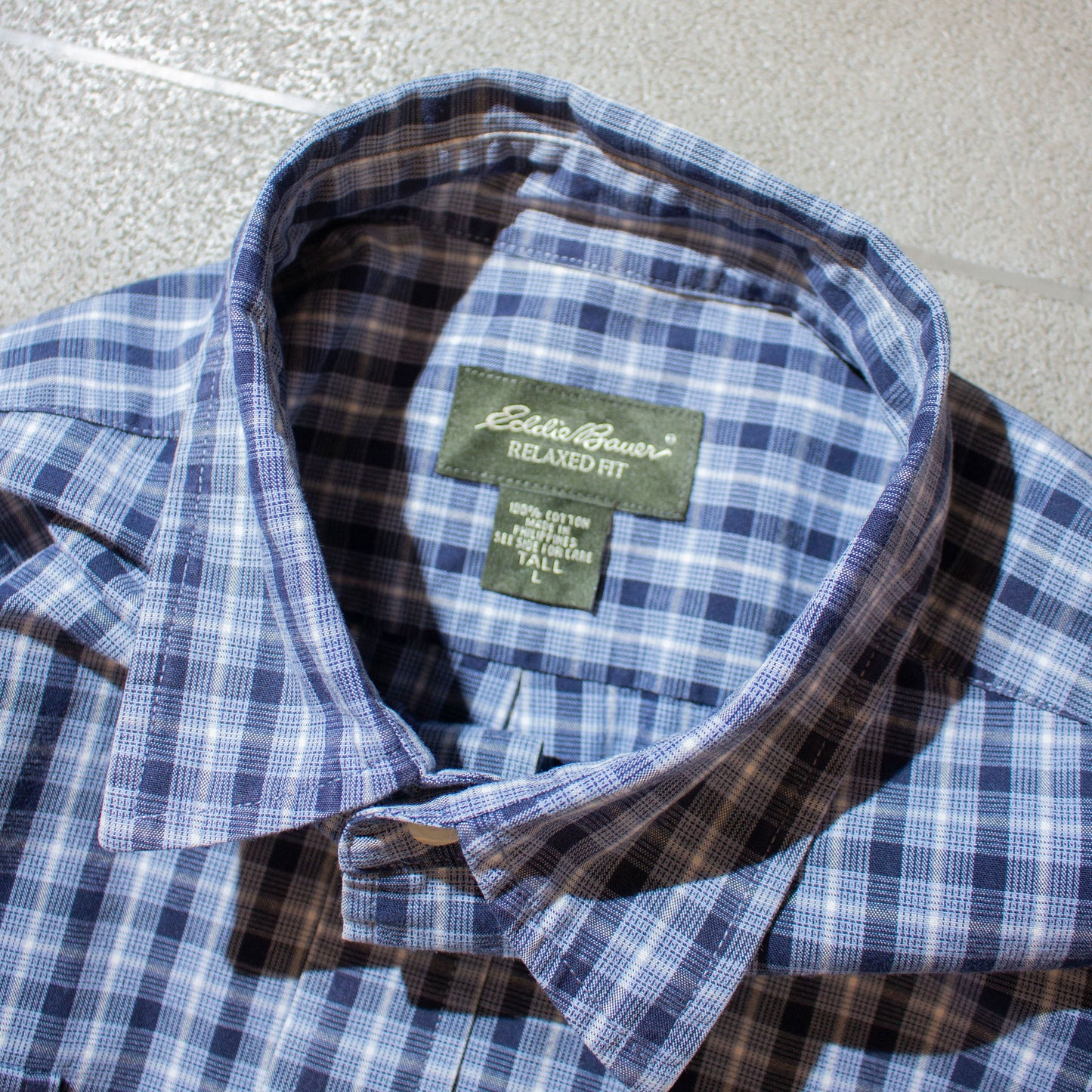 Eddie Bauer 00's Regular Collar Check Shirt (Sawatani Takumi様 専用)