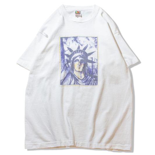 Statue of Liberty T-shirt Made in U.S.A.【XL】