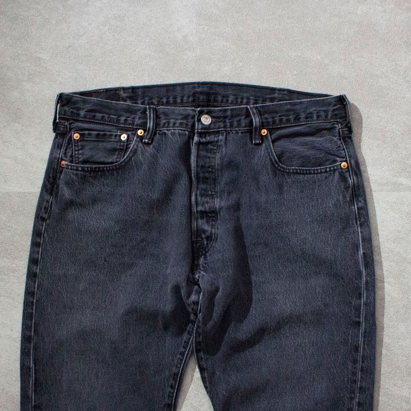 501 Black Denim Pants