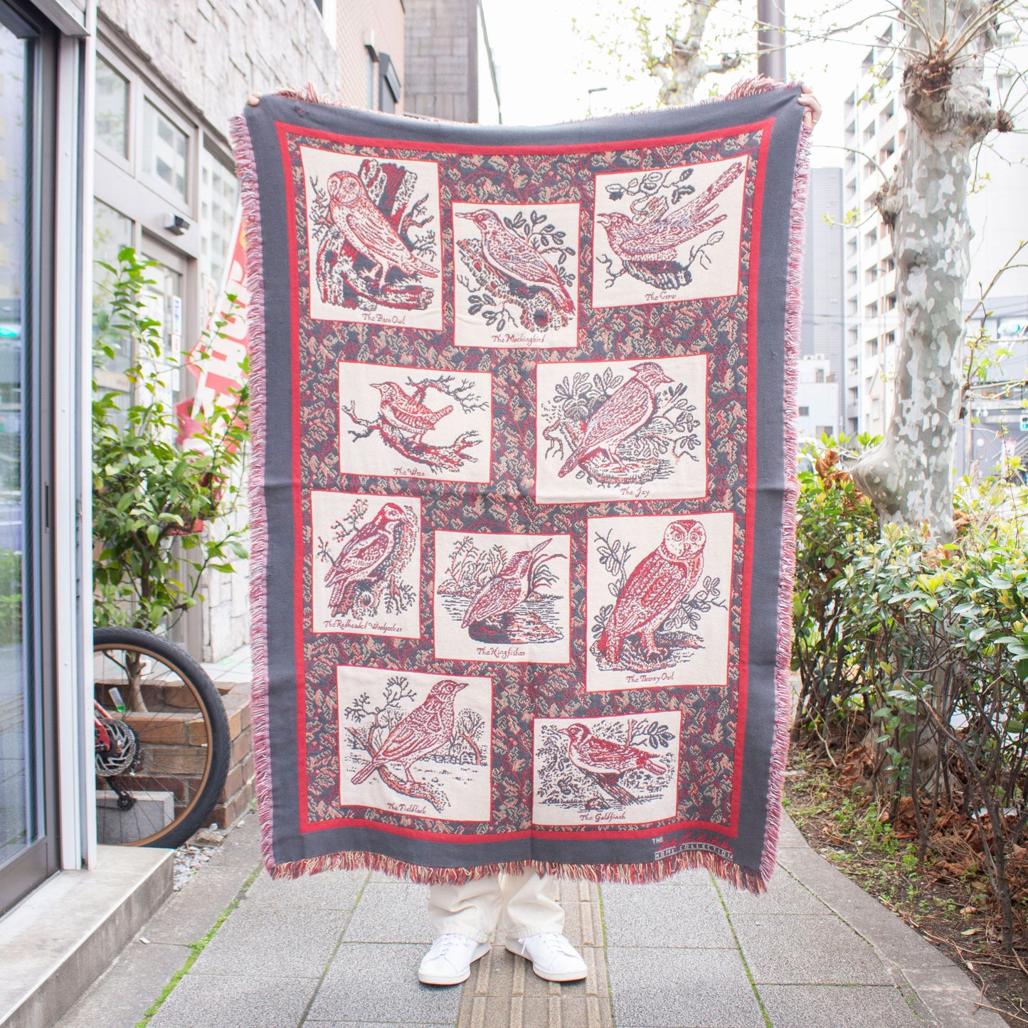 Cotton Birds Blanket