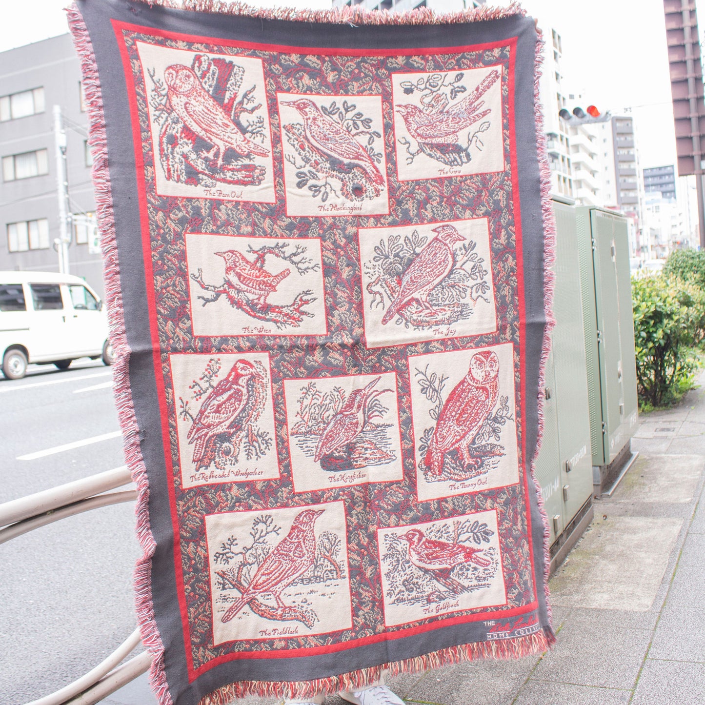 Cotton Birds Blanket