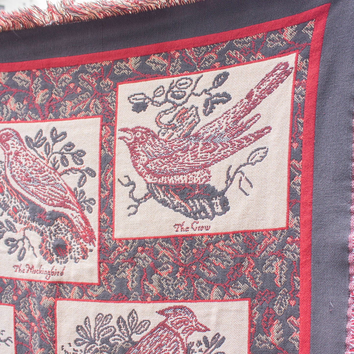 Cotton Birds Blanket