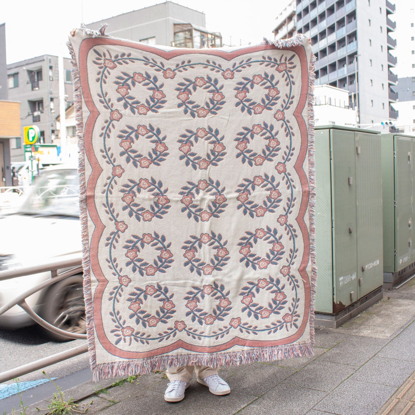 Cotton Flower Blanket