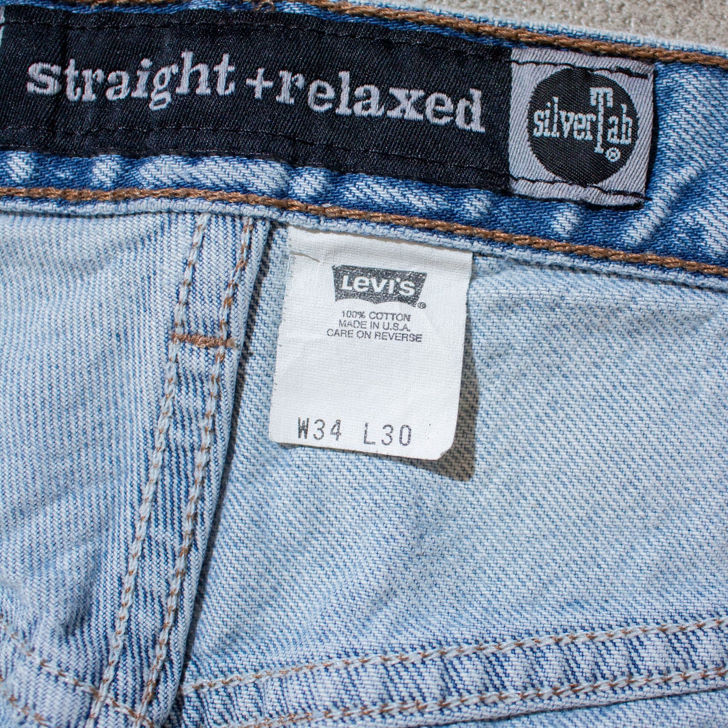Silver Tab Denim Made in U.S.A.【34×29】