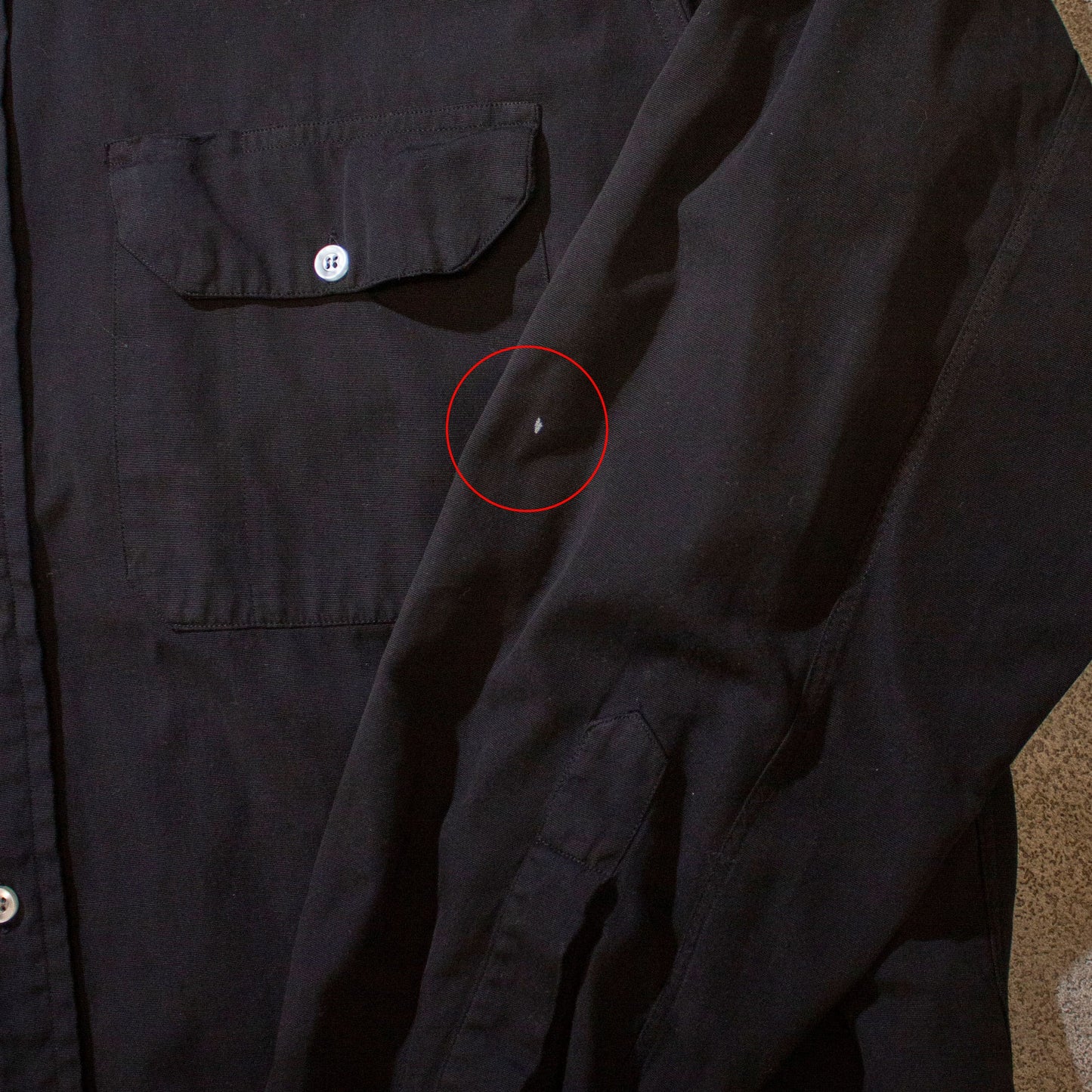 Overdye Cotton Poplin Work Shirt【About L】