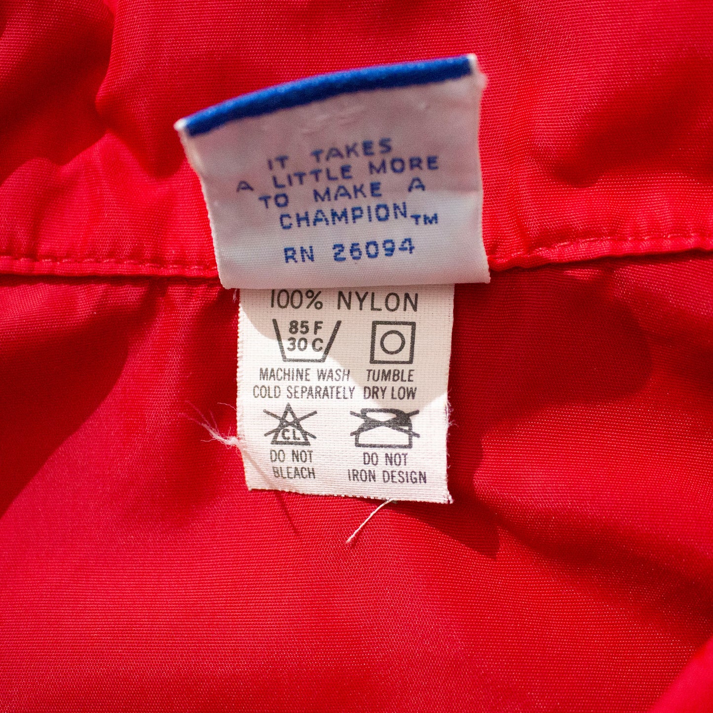 Red Cross Coach Jacket Made in U.S.A.