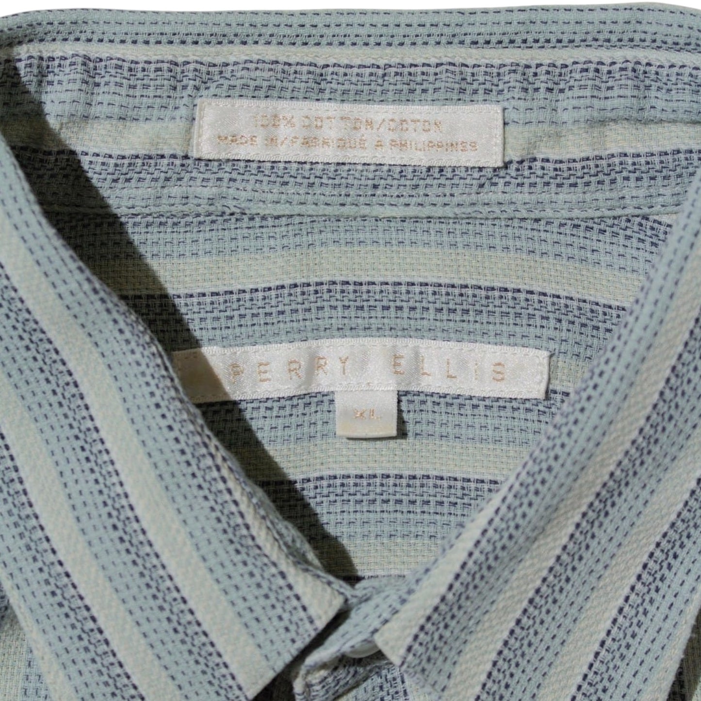 S/S Stripe Cotton Shirt【XL】