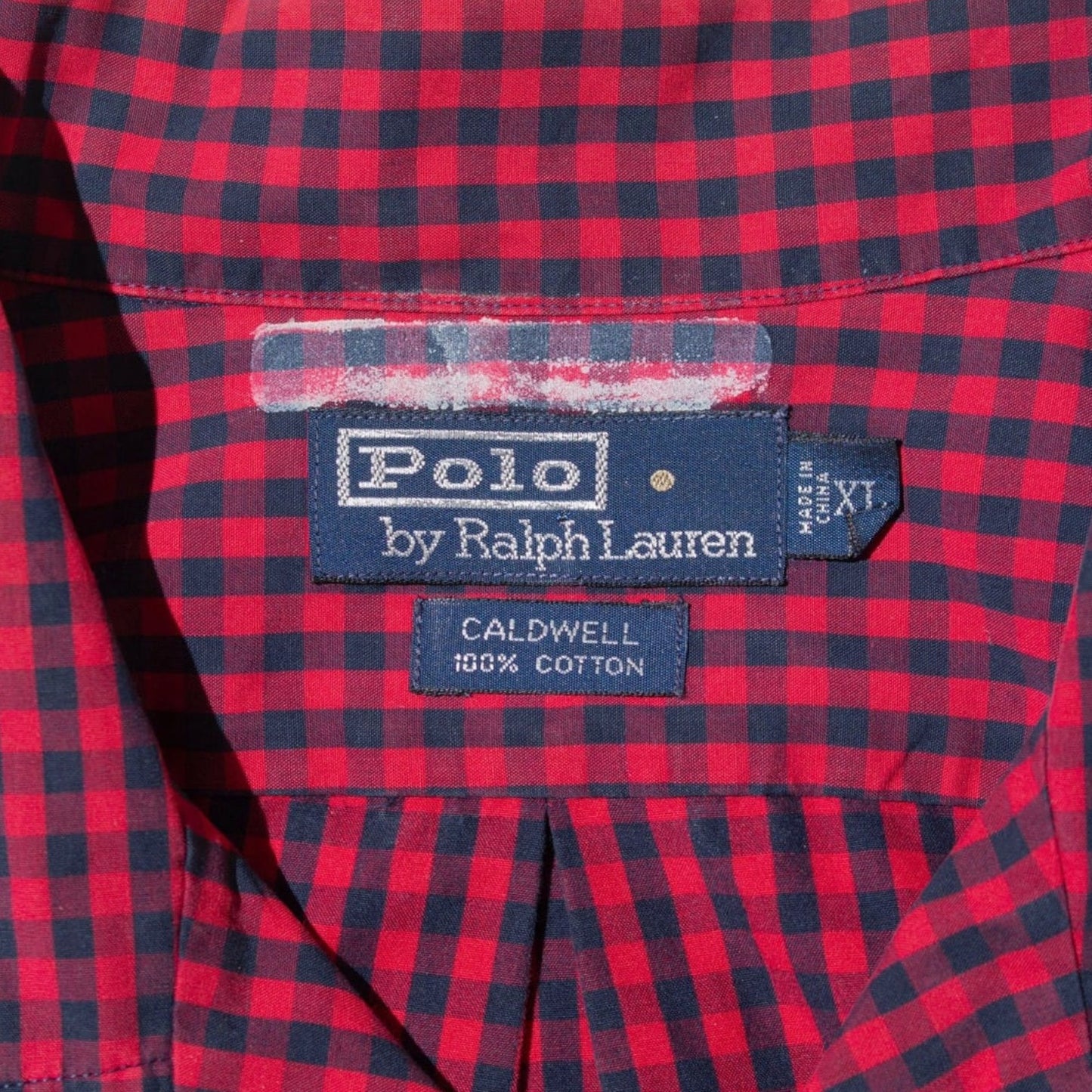 CALDWELL S/S Gingham Check Shirt【XL】