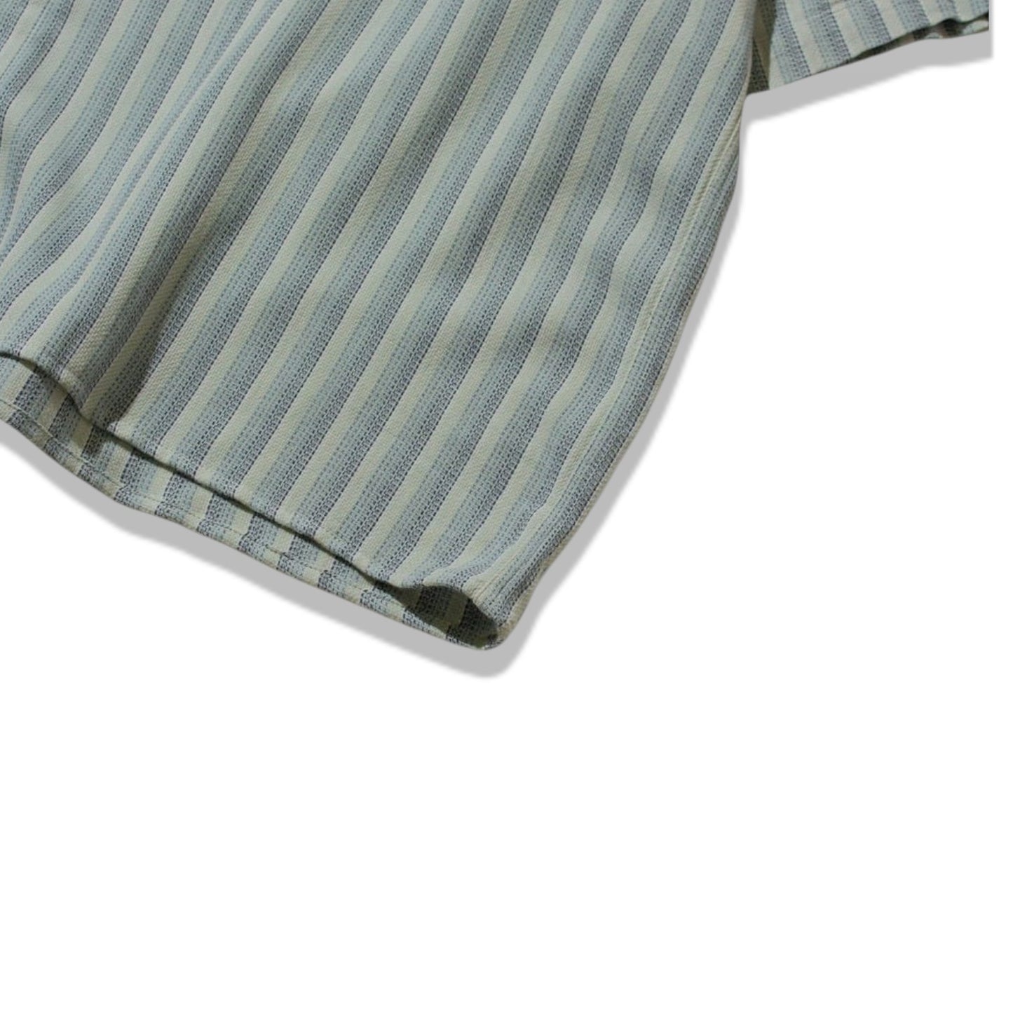 S/S Stripe Cotton Shirt【XL】