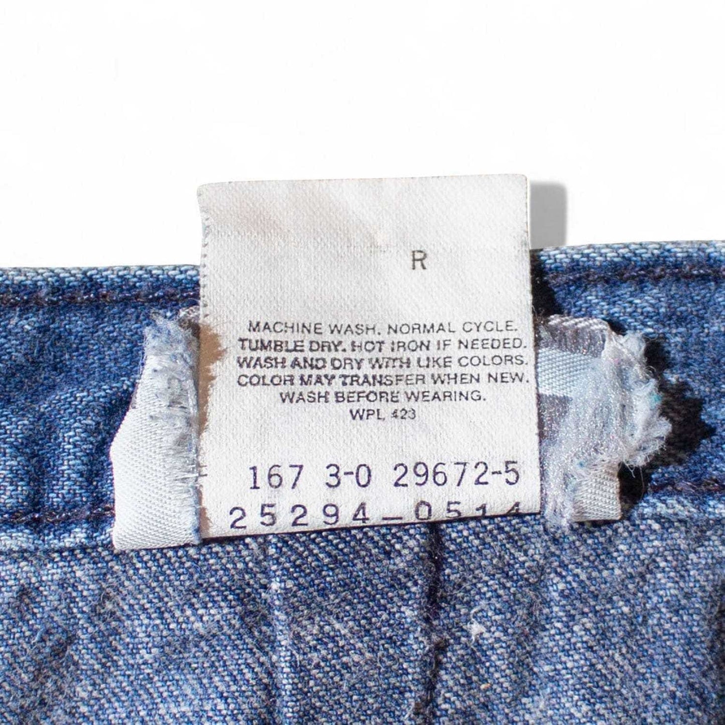 2tuck Denim Slacks Made in U.S.A.【W34×L30】