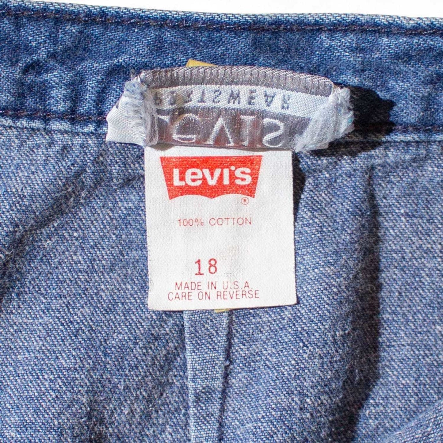 2tuck Denim Slacks Made in U.S.A.【W34×L30】