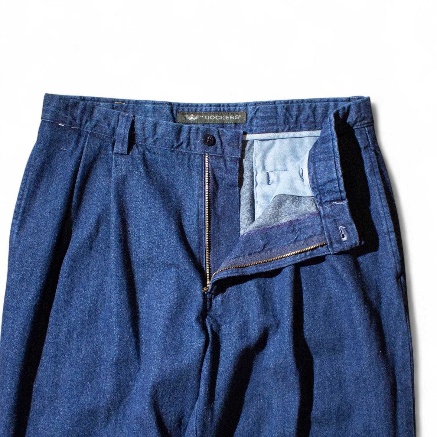 2tuck Denim Slacks【W35×L31】