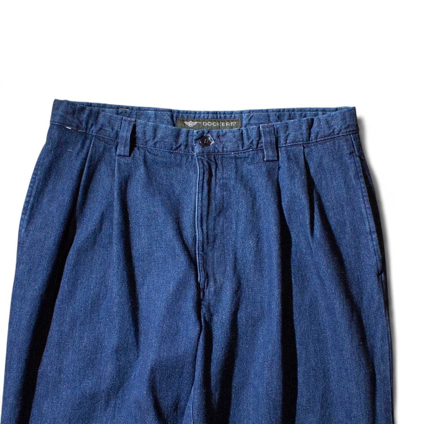 2tuck Denim Slacks【W35×L31】