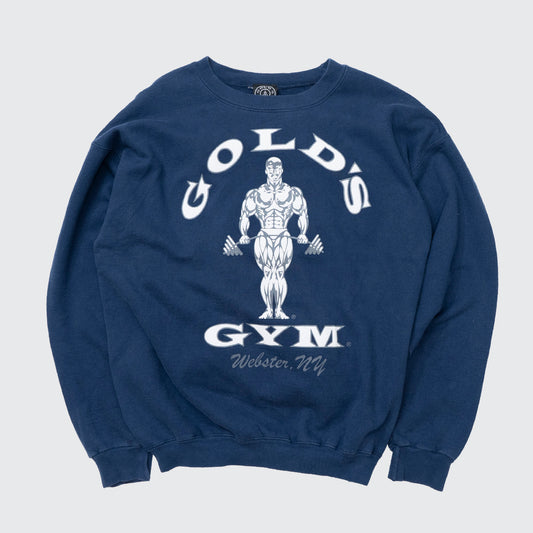 Printed Navy Sweat