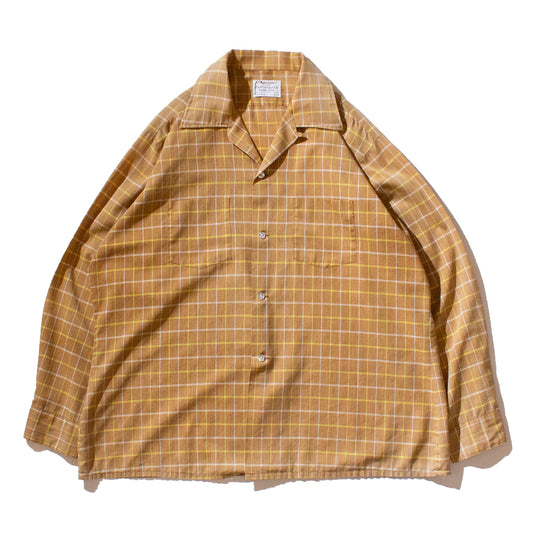 Cotton Open Collar Shirt Made in U.S.A.