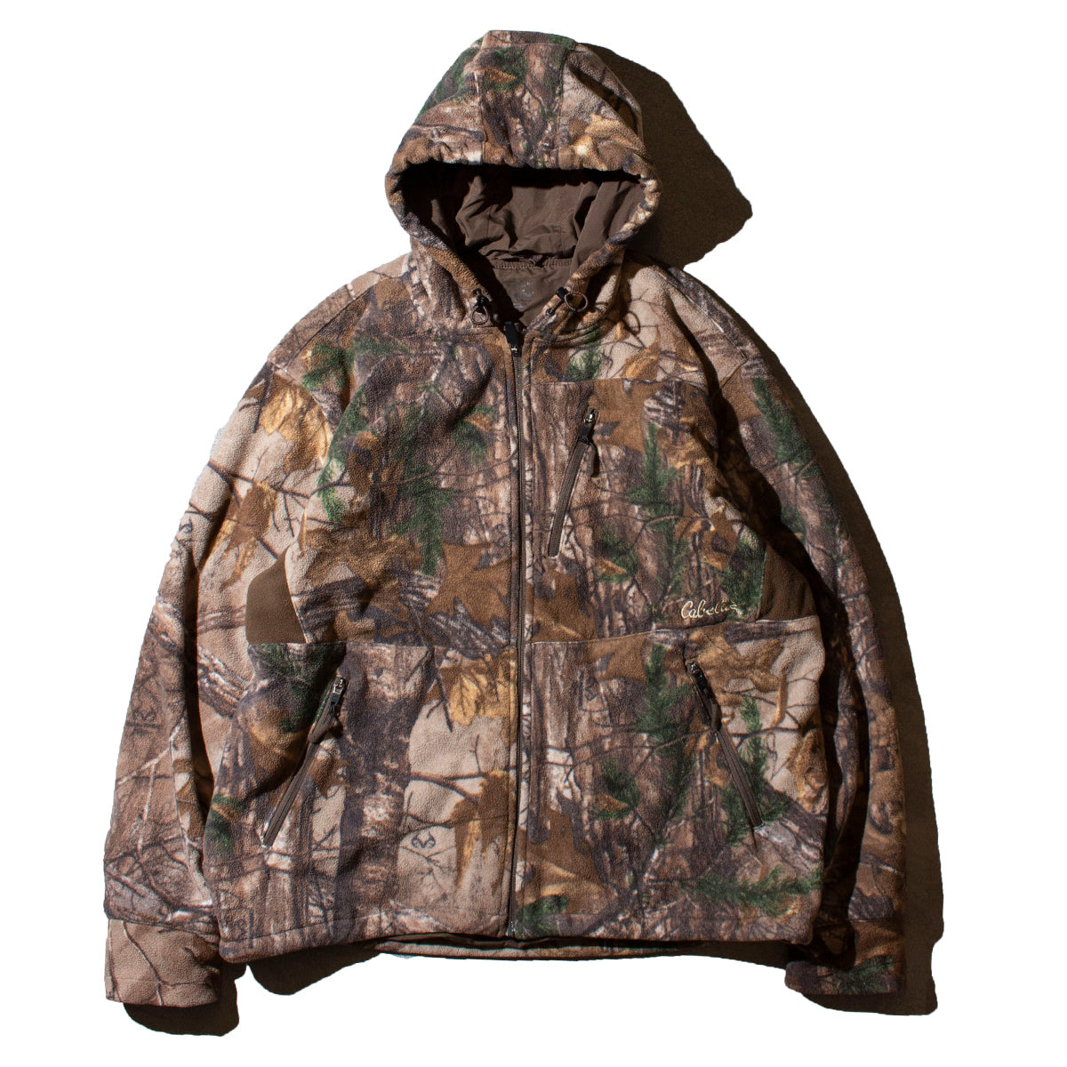 Tree Camo Fleece Zip-up Hoodie