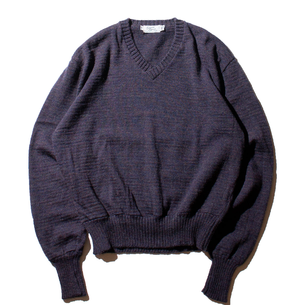 V-Neck Wool Knit Sweater