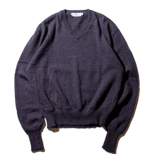 V-Neck Wool Knit Sweater