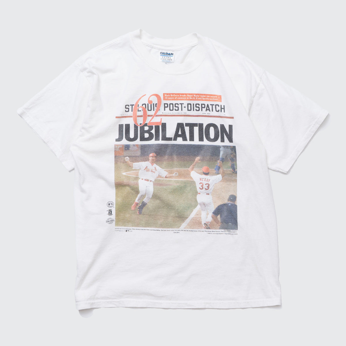 62 Home Runs Newspaper T-Shirt