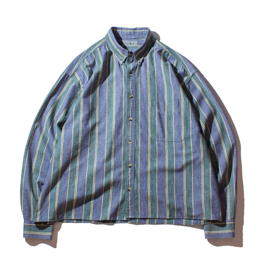 Cotton Chambray Stripe Shirt