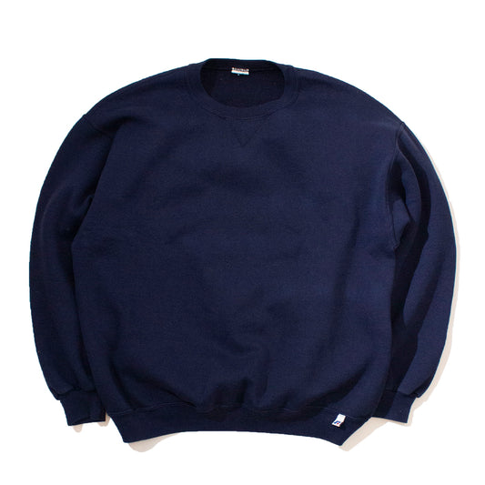 Navy crewneck sweatshirt