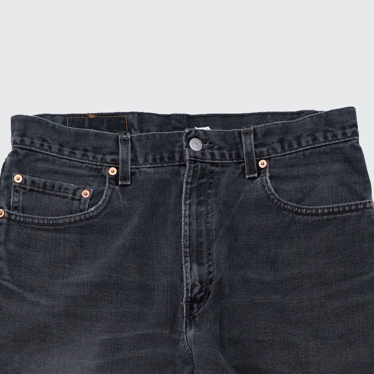 505 Black Denim Pants Made in U.S.A.